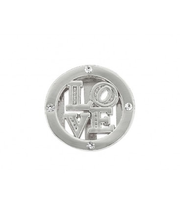 Charm alloy y circonitas LOVE - LM28