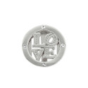 Charm alloy y circonitas LOVE - LM28