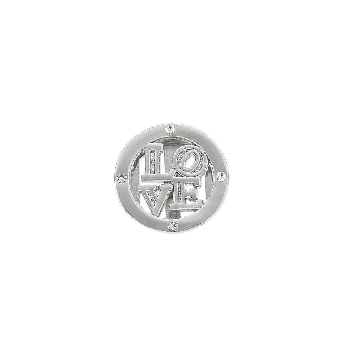 Charm alloy y circonitas LOVE - LM28