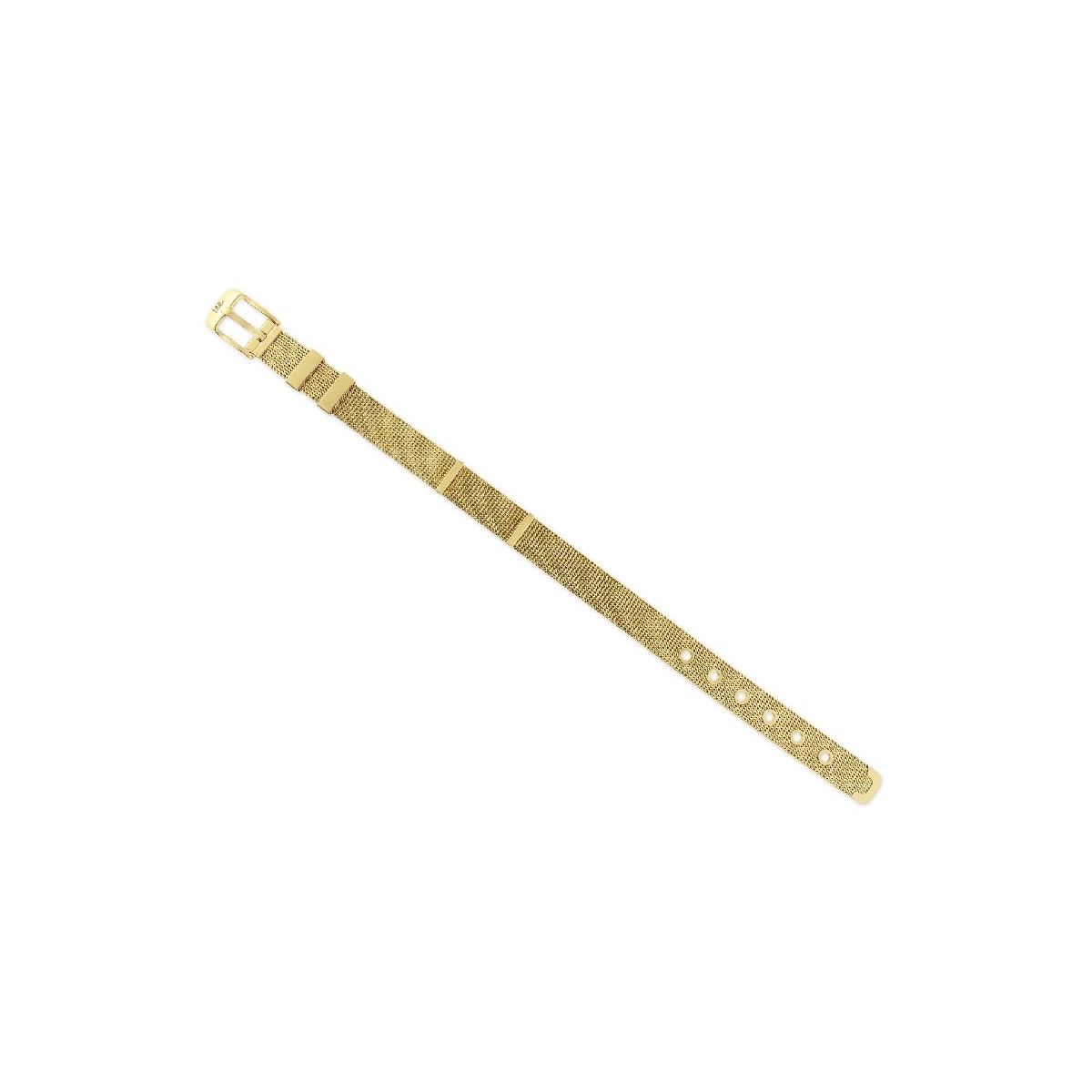 Pulsera acero malla milanesa  - LM01BR-D