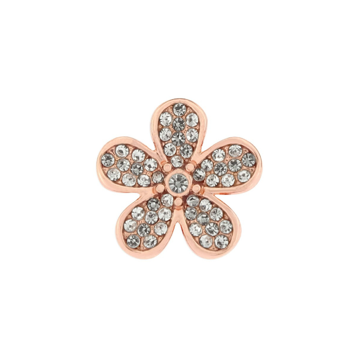 Charm flor alloy y circonitas  - LM37-R