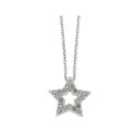 Cadena acero y estrella alloy circonitas - LM29CD
