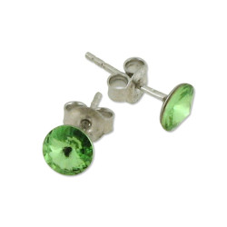 Pendientes plata y cristales Liska - LSW029A-PE