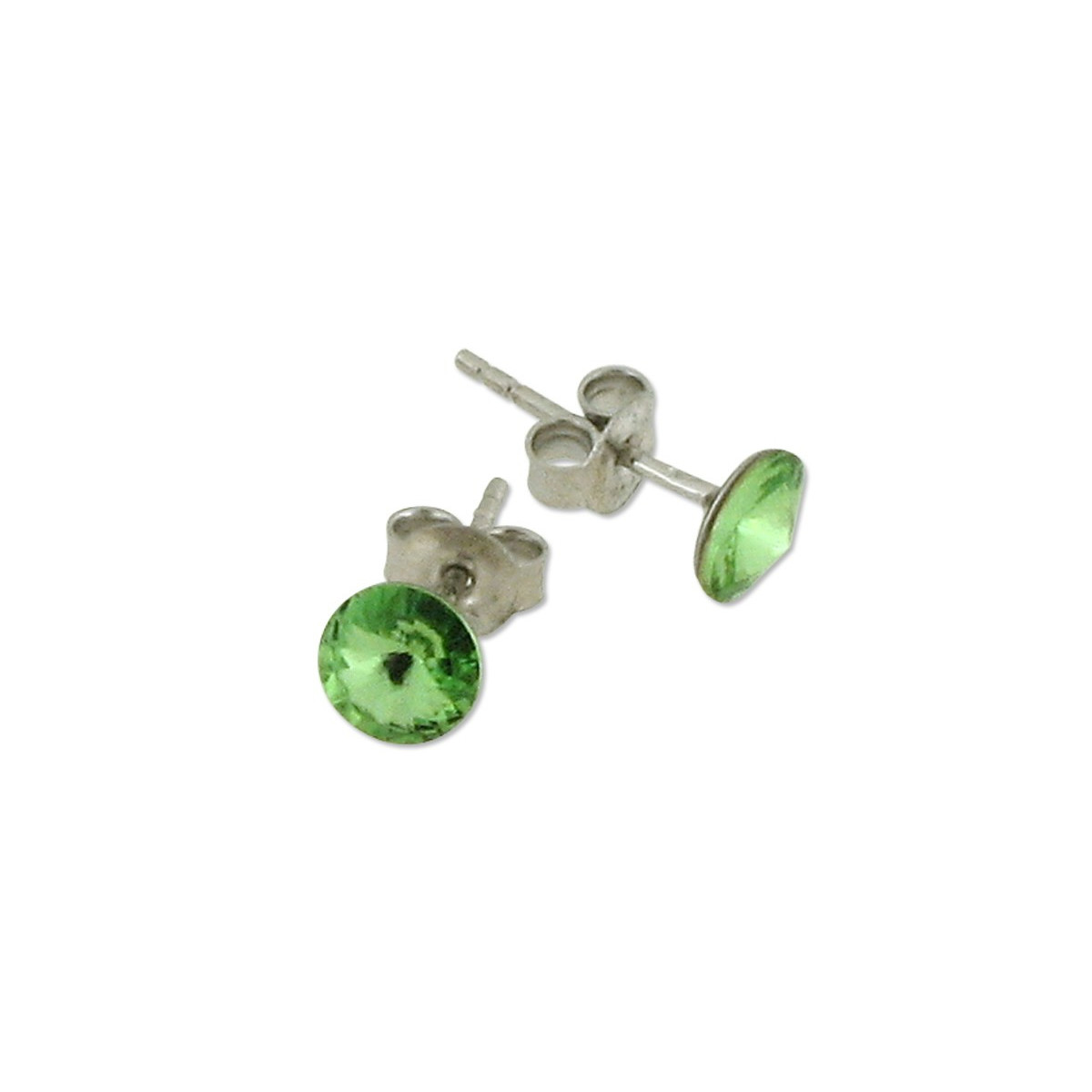 Pendientes plata y cristales Liska - LSW029A-PE