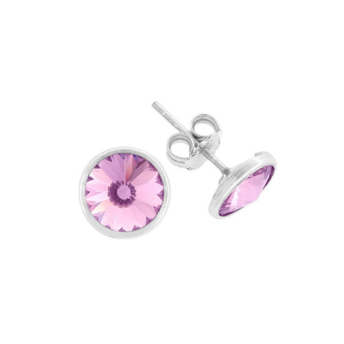 Pendientes plata y cristales Liska - LSW2015A-L