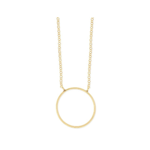 Colgante círculo plata 23mm - LAD7110CL-D
