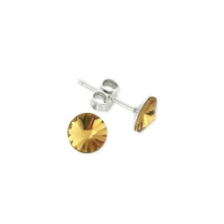 Pendientes plata y swarovski crystals - LSW029A-GS