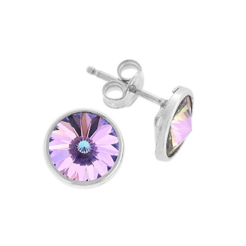 Pendientes plata y cristales Liska - LSW2015A-VL