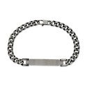 Pulsera placa acero - 847BR238