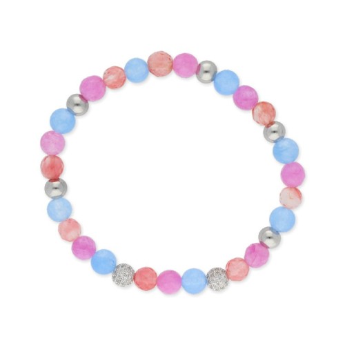 Pulsera acero y piedras naturales - SHA011