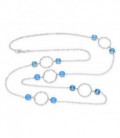 Collar plata y cristales Swarovski® - LSW4187CL-A