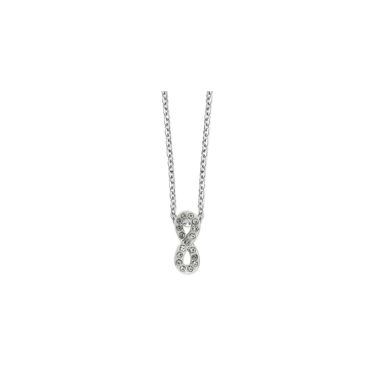 Cadena acero e infinito circonitas alloy - LM14CD