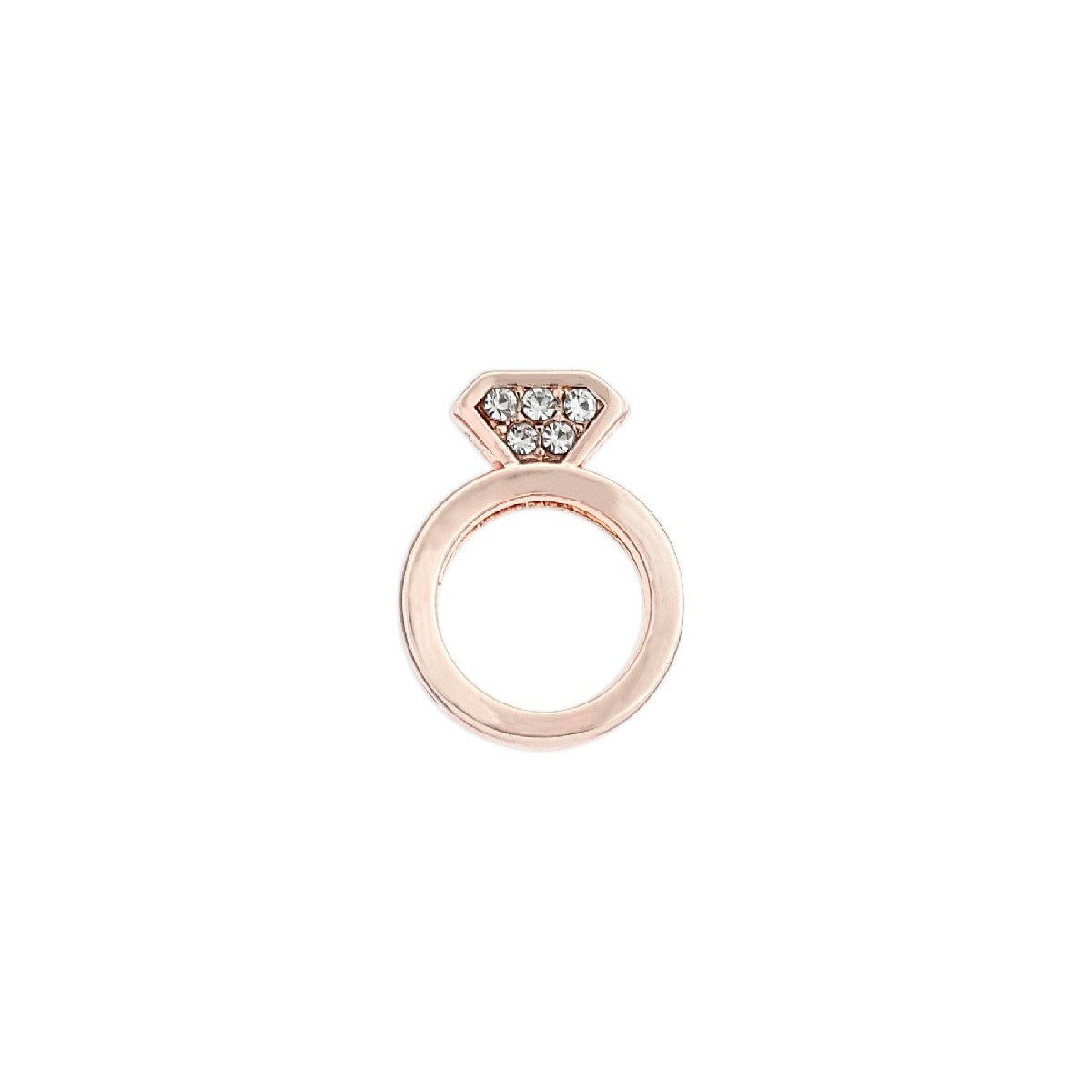 Charm anillo alloy y circonitas - LM17-R