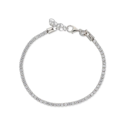 Pulsera plata y circonitas 2mm - LAD1074BR