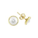 Pendientes plata y cristales Liska - LSW2015A-DB