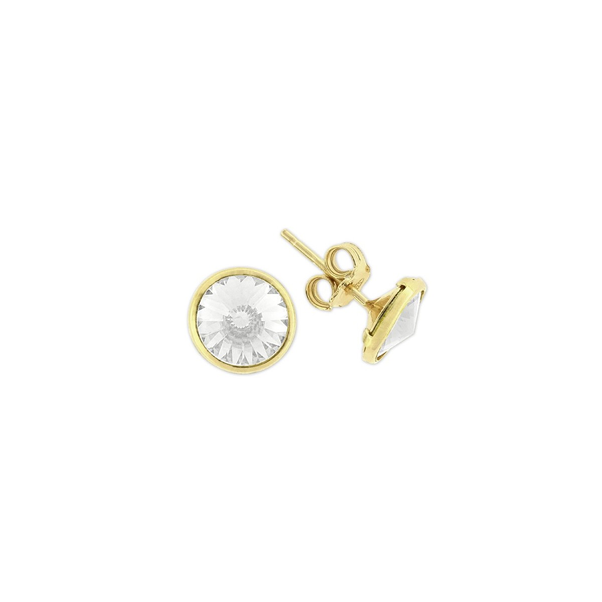 Pendientes plata y cristales Liska - LSW2015A-DB