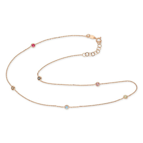 Collar plata y cristales Liska - LSW4216CL-R
