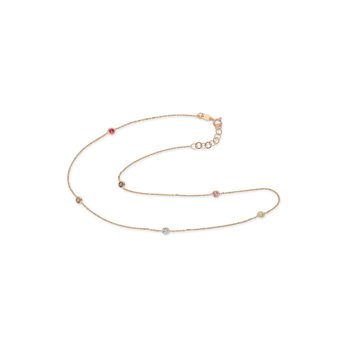 Collar plata y cristales Liska - LSW4216CL-R
