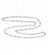Collar 90cm plata y circonitas - LAD1098CL