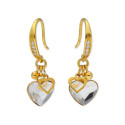 Pendientes plata y cristales Liska - LSW0102A-D