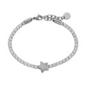 Pulsera estrella acero y circonitas - RIM03