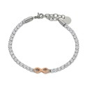 Pulsera infinito acero y circonitas - RIM04-R