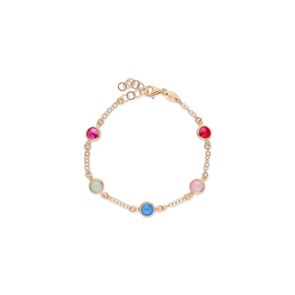 Pulsera plata y cristales Liska - LSW2257BR-RM