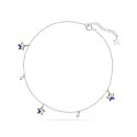 Tobillera plata y cristales Liska - LSW0123TB