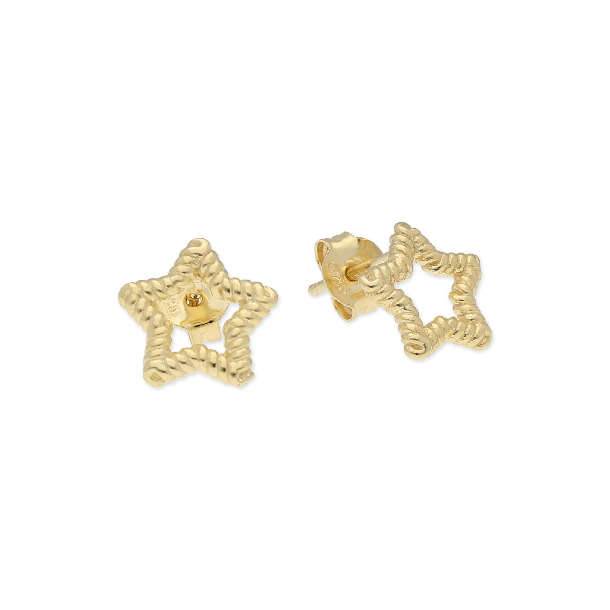 Pendientes estrella plata - LAF6160A-D