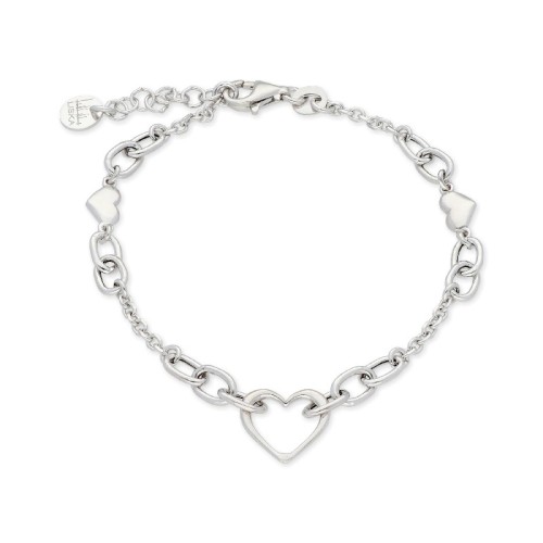 Pulsera corazones plata - LAF6197BR