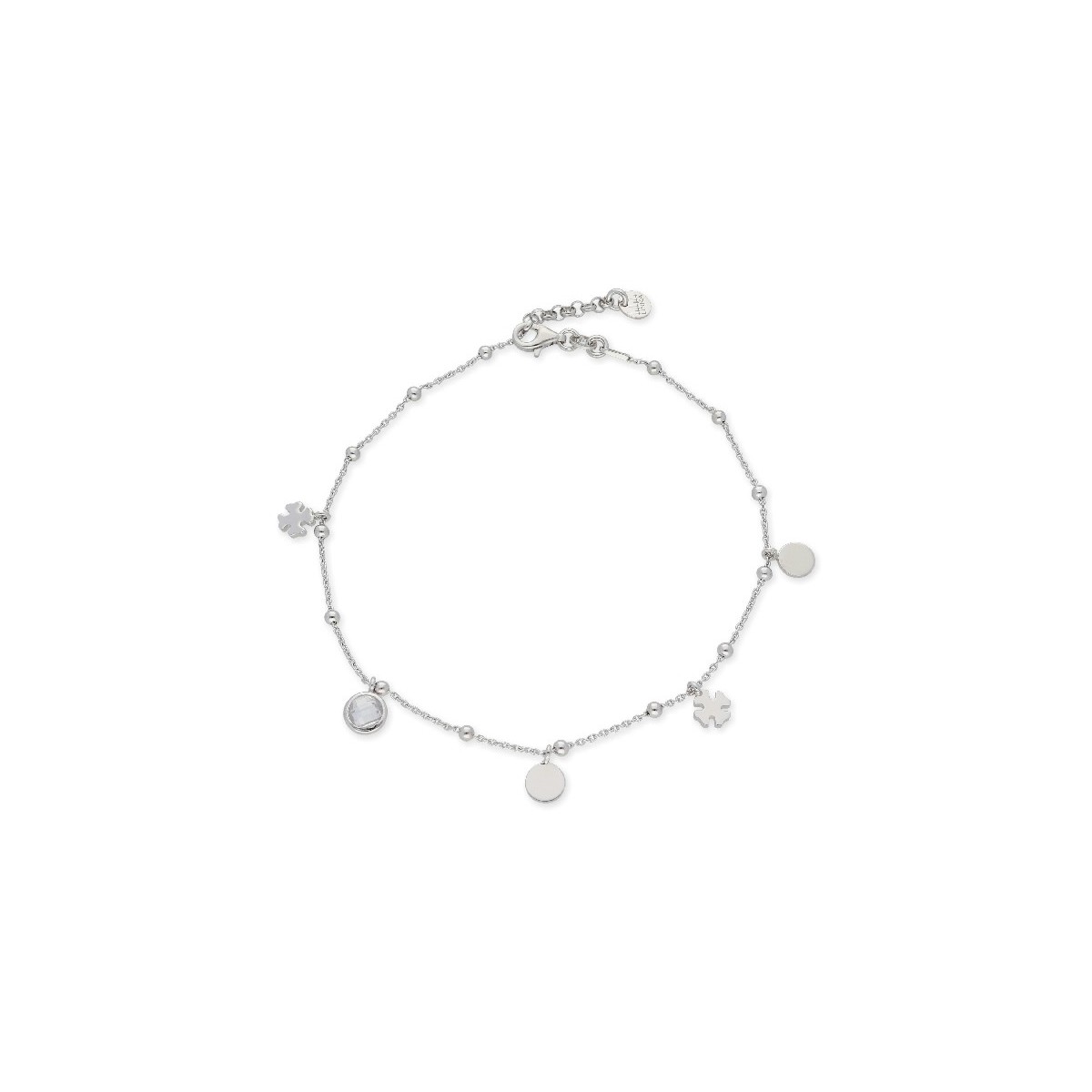 Tobilleras plata y circonitas - LAF6176TB