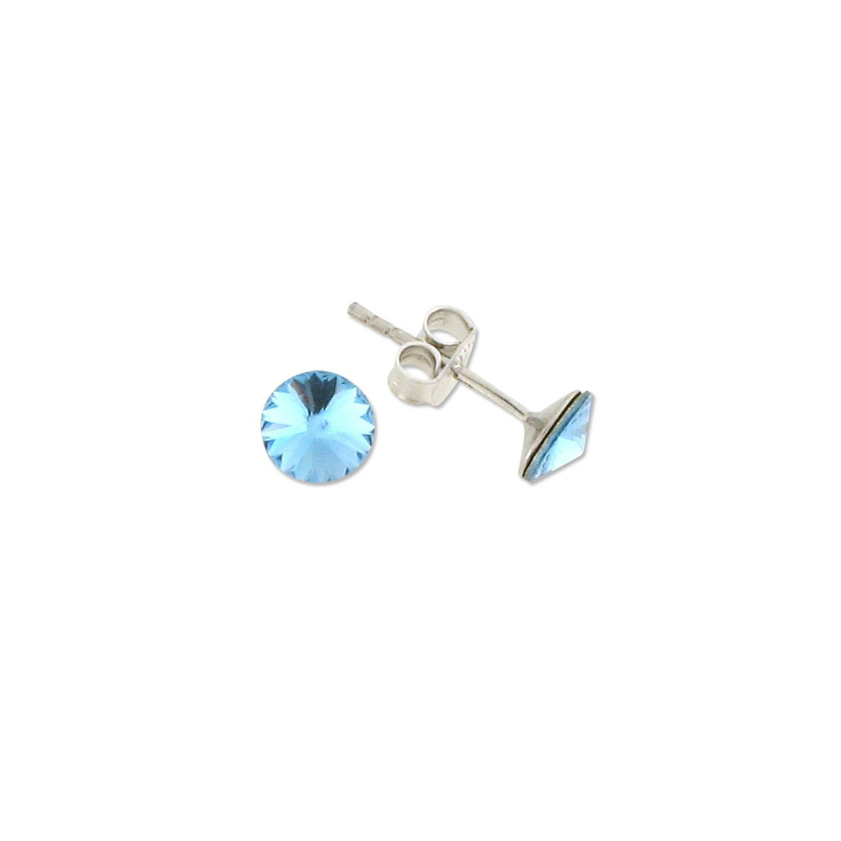 Pendientes plata y cristales Liska - LSW029A-AQ