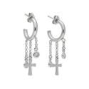 Pendientes plata y cristales Liska - LSW4279A