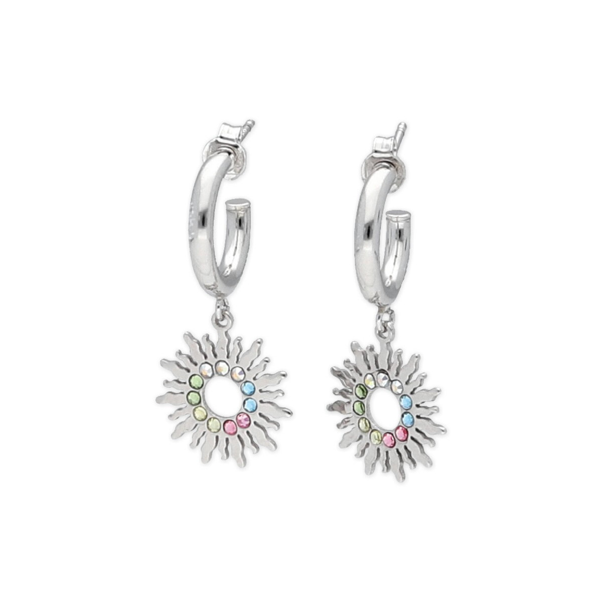 Pendientes plata y cristales Liska - LSW4281A