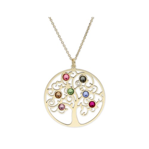Colg árbol vida  plata y Liska -3cm - LSW4159CL-D