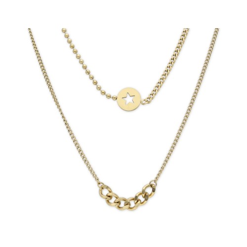 Collar cadenas acero - 40+5cm - CH018CL-D