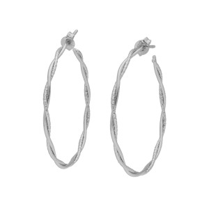 Pendientes plata - 4cm - LAF6211A
