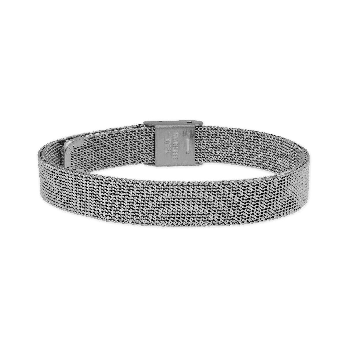 Pulsera acero malla milanesa  - LM01BR-1