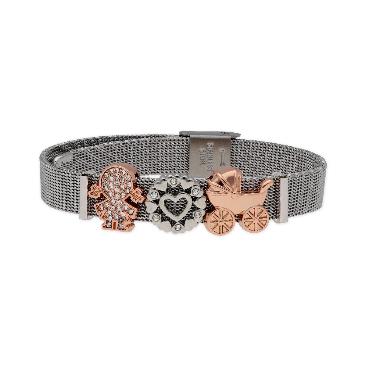 Pulsera moments acero y alloy - LMBR64