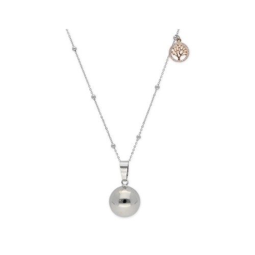 Llamador ángel alloy y acero, árbol vida - KLA155