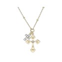 Colgante plata y cristales Liska2cm - LSW4296CL-D
