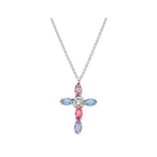 Colgante plata y cristales Liska - LSW4306CL-B