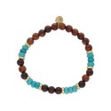 Pulsera acero y piedras naturales - SHA110