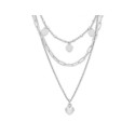 Collar corazones plata - LAF6263CL