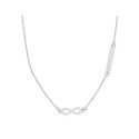 Collar infinito plata - LAF6270CL