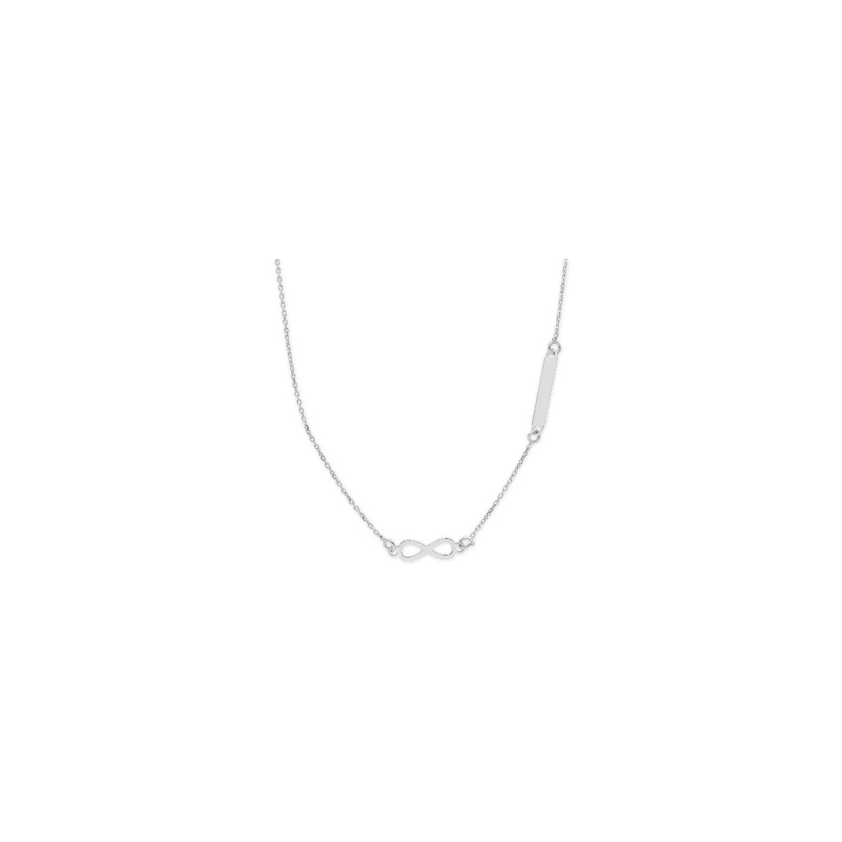 Collar infinito plata - LAF6270CL