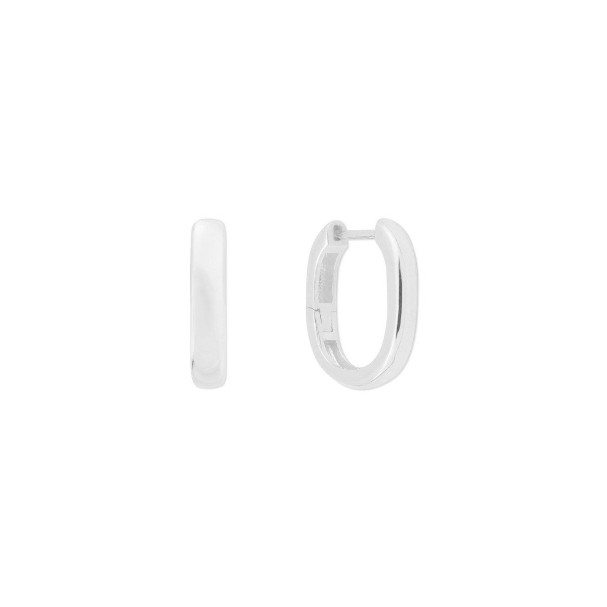 Pendientes plata 18mm - MED212A