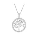Colgante árbol vida plata y circonitas - LAD7075CL