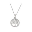 Colgante árbol vida plata y circonitas - LAD7074CL