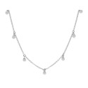 Collar plata y Liska Pearls - LSW4333CL